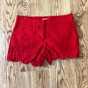 Crown and Ivy Scalloped Shorts - Size 6